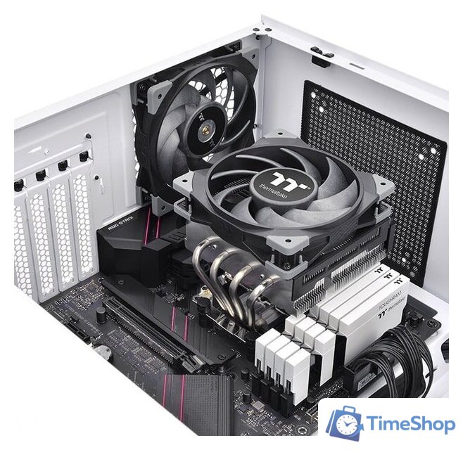 Кулер для процессора Thermaltake Toughair 110 CL-P073-AL12BL-A - Изображение №6 — Интернет-магазин Time-Shop