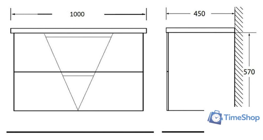  BelBagno VITTORIA-1000-2C-SO-PINO-P - Изображение №4 — Интернет-магазин Time-Shop