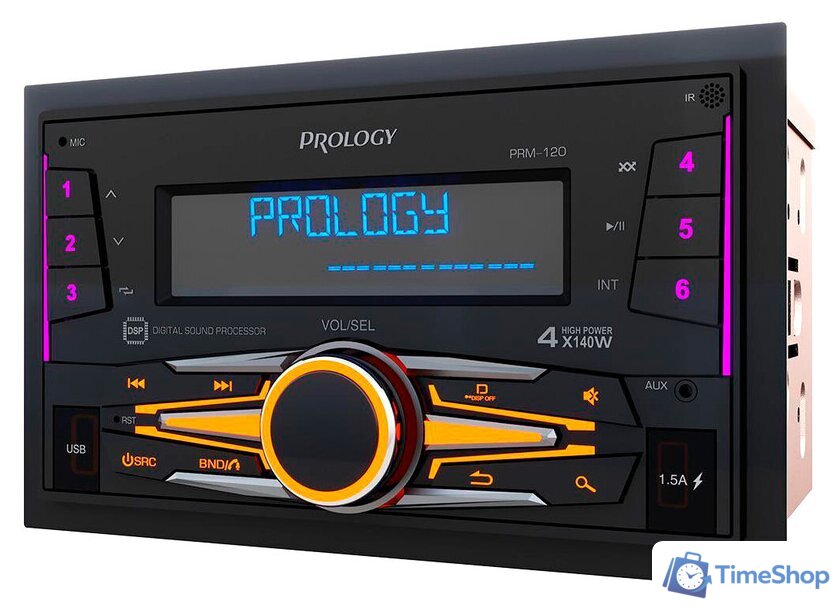 USB-магнитола Prology PRM-120 - Изображение №1 — Интернет-магазин Time-Shop