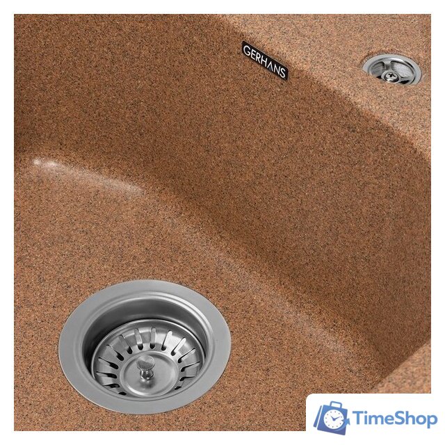 Кухонная мойка Gerhans E08 (терракот) - Изображение №4 — Интернет-магазин Time-Shop