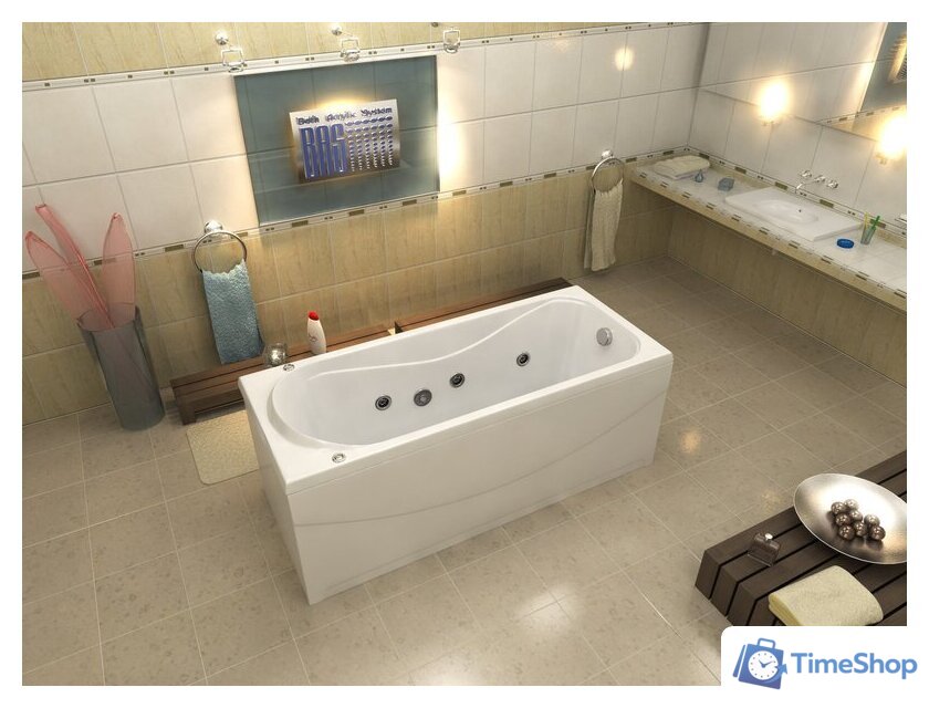 Ванна BAS Атланта 170x70 - Изображение №3 — Интернет-магазин Time-Shop