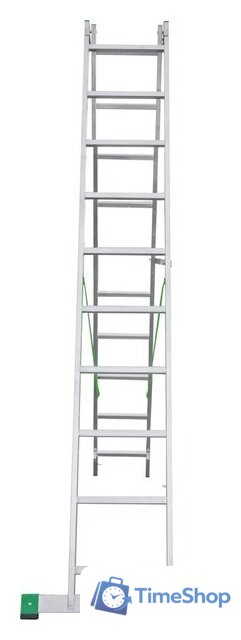 Лестница-стремянка Новая высота NV 222 алюминиевая двухсекционная 2x8 ступеней - Изображение №4 — Интернет-магазин Time-Shop