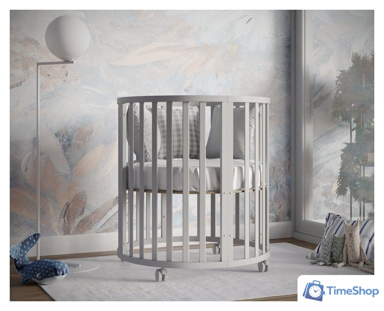 Кроватка-трансформер Incanto Stella; 'KR-0175/3 (серый) - Изображение №18 — Интернет-магазин Time-Shop