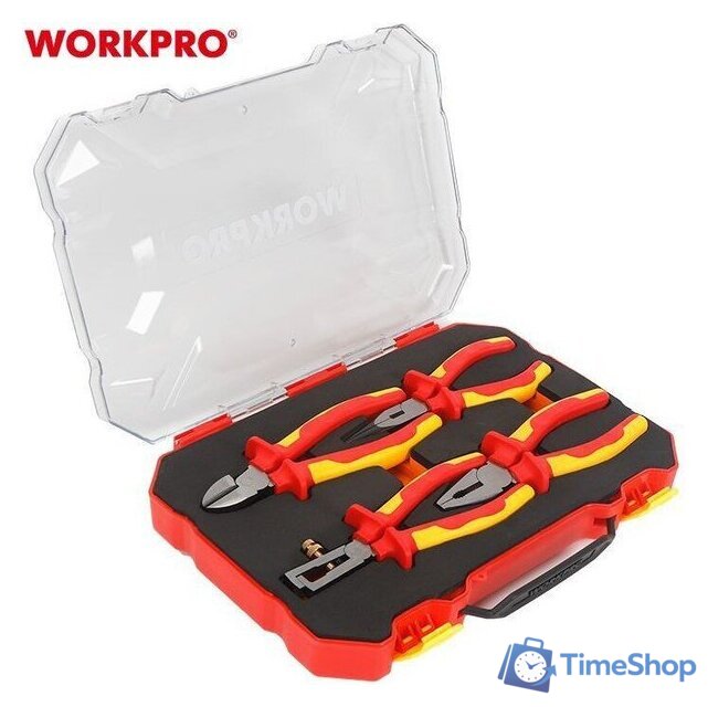 Набор пассатижей Workpro WP204703 (4 предмета) - Изображение №2 — Интернет-магазин Time-Shop