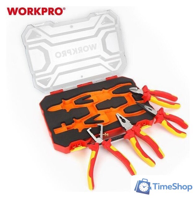Набор пассатижей Workpro WP204703 (4 предмета) - Изображение №3 — Интернет-магазин Time-Shop