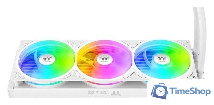 Система жидкостного охлаждения для процессора Thermaltake TH360 V3 Ultra ARGB Sync Snow Edition CL-W476-PL12SW-A - Изображение №4 — Интернет-магазин Time-Shop