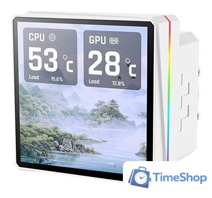 Система жидкостного охлаждения для процессора Thermaltake TH360 V3 Ultra ARGB Sync Snow Edition CL-W476-PL12SW-A - Изображение №2 — Интернет-магазин Time-Shop