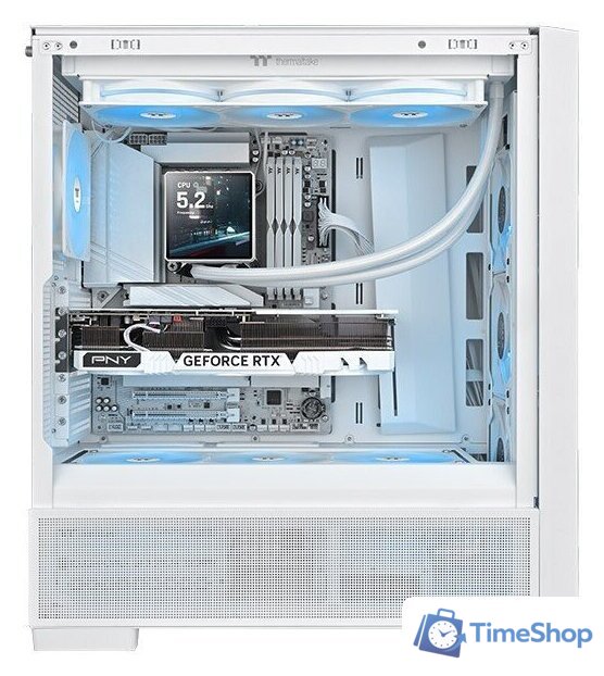 Система жидкостного охлаждения для процессора Thermaltake TH360 V3 Ultra ARGB Sync Snow Edition CL-W476-PL12SW-A - Изображение №6 — Интернет-магазин Time-Shop
