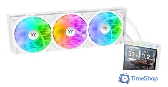 Система жидкостного охлаждения для процессора Thermaltake TH360 V3 Ultra ARGB Sync Snow Edition CL-W476-PL12SW-A - Изображение №1 — Интернет-магазин Time-Shop