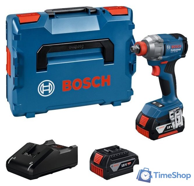 Гайковерт Bosch GDX 18V-285 Professional 06019N2102 (с 2-мя АКБ, кейс) - Изображение №1 — Интернет-магазин Time-Shop