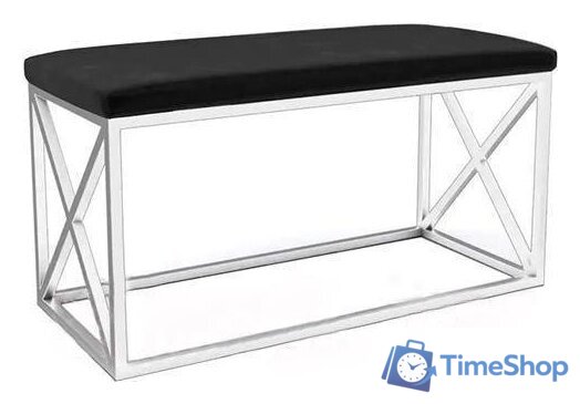 Банкетка Hype Mebel Куб (белый/черный) - Изображение №1 — Интернет-магазин Time-Shop