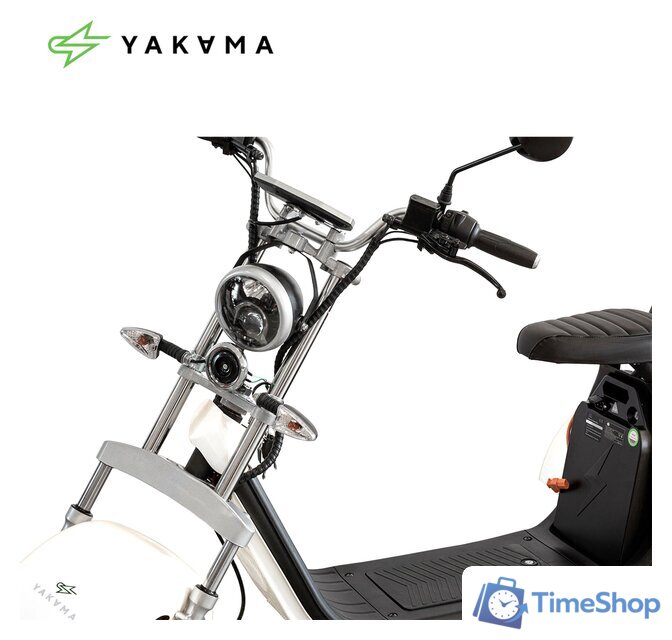 Электроскутер Yakama AP-H0003G (черный) - Изображение №2 — Интернет-магазин Time-Shop