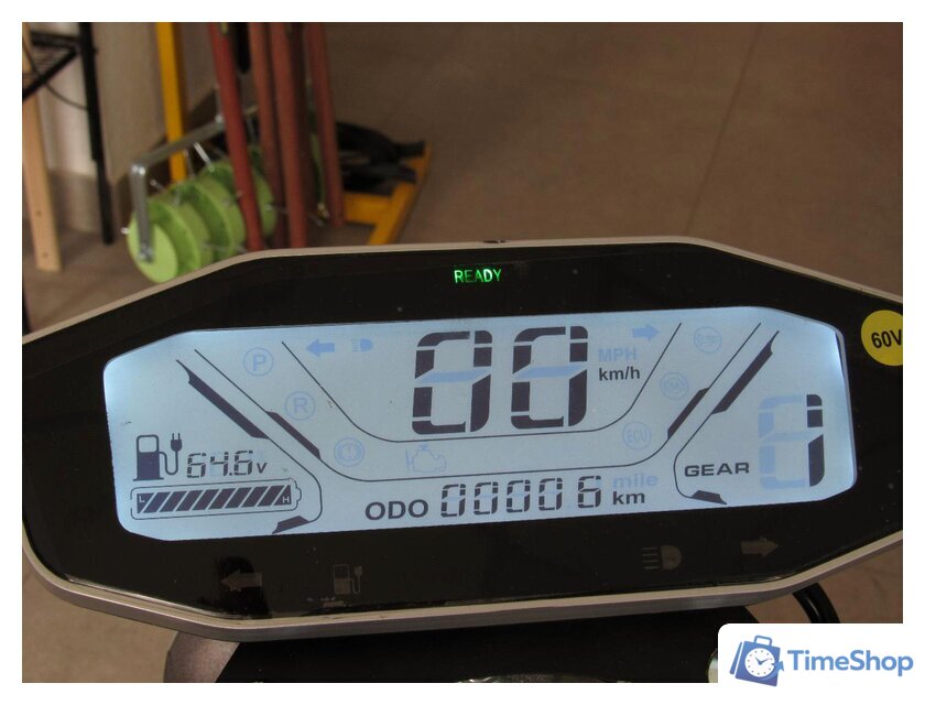 Электроскутер Yakama AP-H0003G (черный) - Изображение №8 — Интернет-магазин Time-Shop