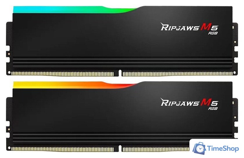Оперативная память G.Skill Ripjaws M5 RGB 2x16ГБ DDR5 6000 МГц F5-6000J3636F16GX2-RM5RK - Изображение №1 — Интернет-магазин Time-Shop