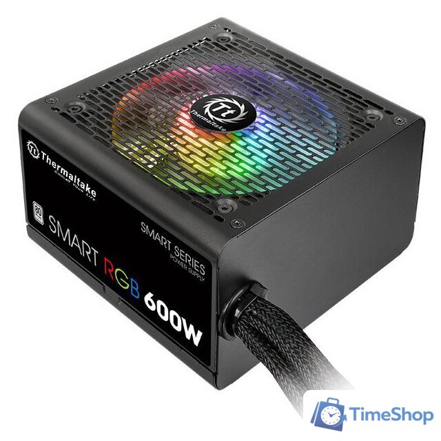 Блок питания Thermaltake Smart RGB 600W SPR-0600NHSAW - Изображение №1 — Интернет-магазин Time-Shop
