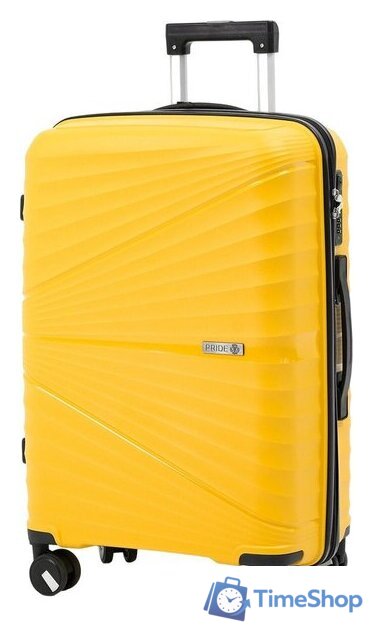 Чемодан-спиннер Pride PP-9702 (M, желтый) - Изображение №1 — Интернет-магазин Time-Shop