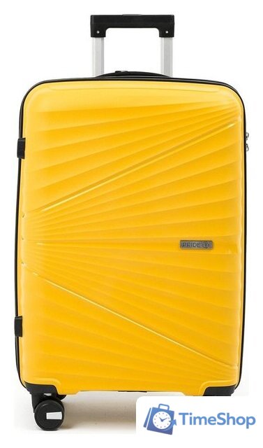 Чемодан-спиннер Pride PP-9702 (M, желтый) - Изображение №2 — Интернет-магазин Time-Shop