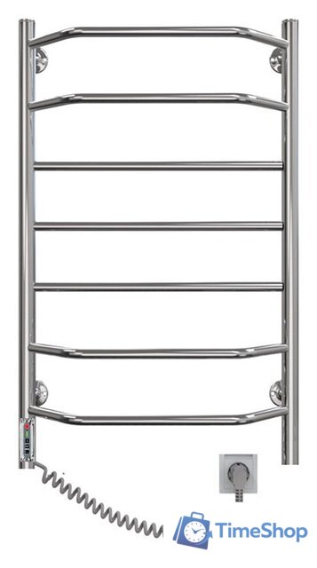 Полотенцесушитель Granula Евро 50х80 2-3-2 D32 (левый, терморегулятор с таймером) - Изображение №1 — Интернет-магазин Time-Shop