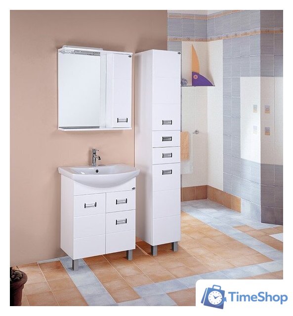  Onika Тумба с умывальником Балтика 60.12 106041 + WH110246 - Изображение №4 — Интернет-магазин Time-Shop