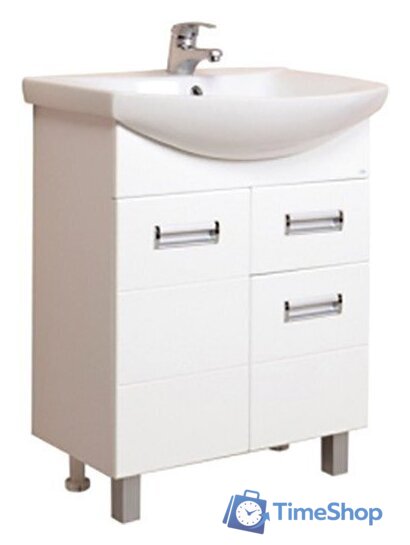  Onika Тумба с умывальником Балтика 60.12 106041 + WH110246 - Изображение №1 — Интернет-магазин Time-Shop