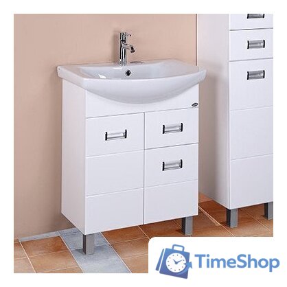  Onika Тумба с умывальником Балтика 60.12 106041 + WH110246 - Изображение №2 — Интернет-магазин Time-Shop