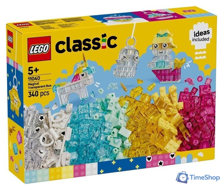 Конструктор LEGO Classic 11040 Волшебный набор с прозрачными кубиками - Изображение №1 — Интернет-магазин Time-Shop