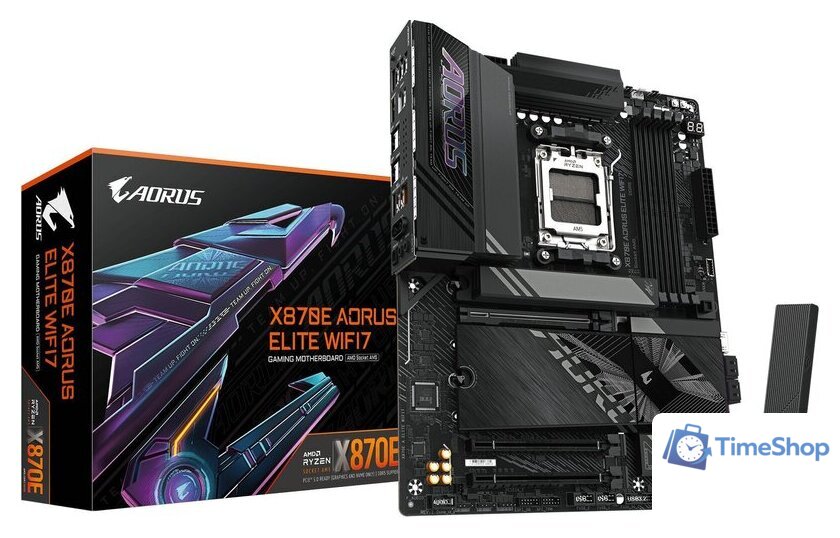 Материнская плата Gigabyte X870E Aorus Elite WiFi7 (rev. 1.3) - Изображение №5 — Интернет-магазин Time-Shop