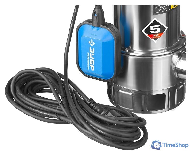 Дренажный насос Зубр НПГ-Т3-1100-С - Изображение №6 — Интернет-магазин Time-Shop