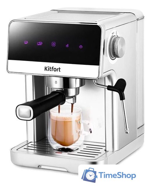 Рожковая кофеварка Kitfort KT-7418 - Изображение №1 — Интернет-магазин Time-Shop