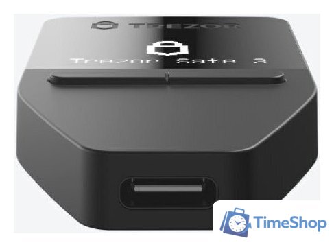Аппаратный криптокошелек Trezor Safe 3 (черный) - Изображение №3 — Интернет-магазин Time-Shop