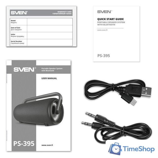 Беспроводная колонка SVEN PS-395 - Изображение №8 — Интернет-магазин Time-Shop