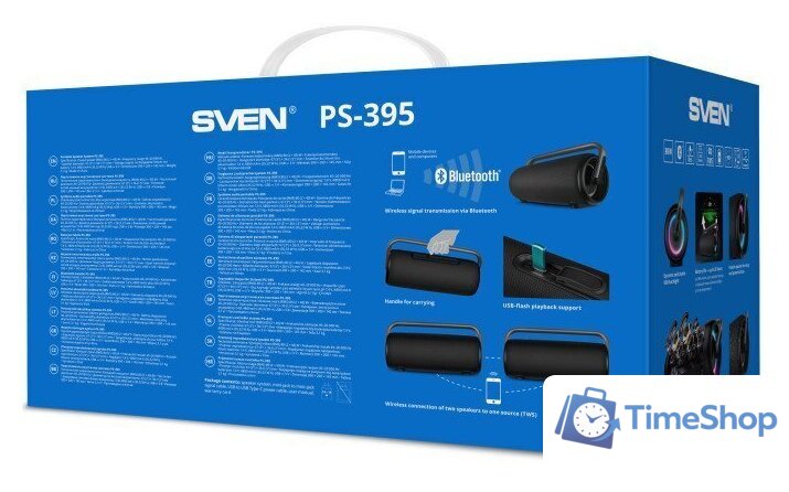 Беспроводная колонка SVEN PS-395 - Изображение №10 — Интернет-магазин Time-Shop