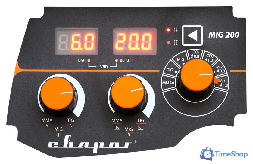 Сварочный инвертор Сварог Pro MIG 200 SYNERGY (N229) - Изображение №3 — Интернет-магазин Time-Shop