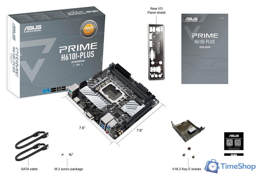 Материнская плата ASUS Prime H610I-PLUS-CSM - Изображение №6 — Интернет-магазин Time-Shop