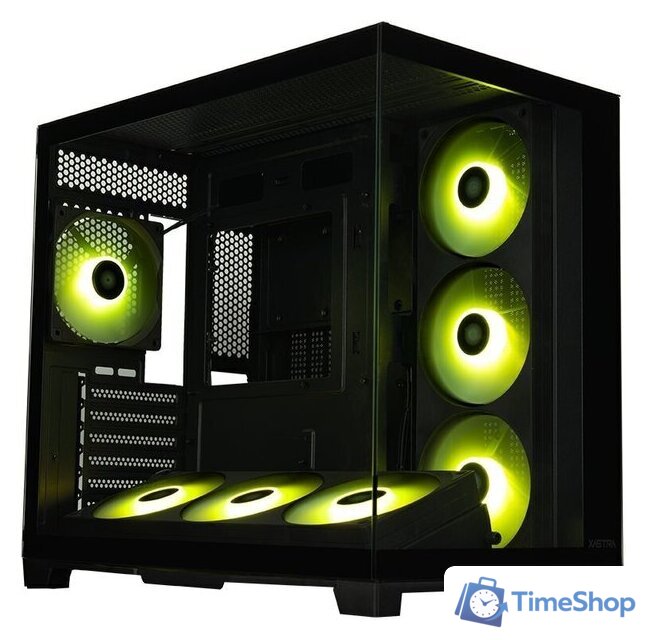 Корпус XASTRA QW500 7ARGB-FC-C6-UC (черный) - Изображение №3 — Интернет-магазин Time-Shop