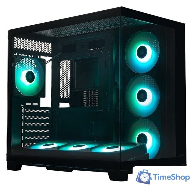 Корпус XASTRA QW500 7ARGB-FC-C6-UC (черный) - Изображение №2 — Интернет-магазин Time-Shop