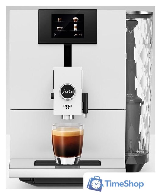 Кофемашина JURA Ena 8 Full Nordic White 15332 - Изображение №8 — Интернет-магазин Time-Shop