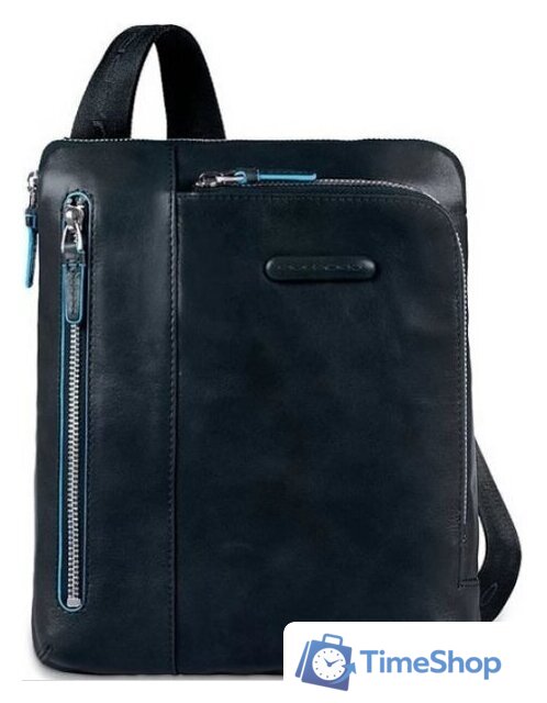 Мужская сумка Piquadro Blue Square CA1816B2/BLU2 (синий) - Изображение №1 — Интернет-магазин Time-Shop