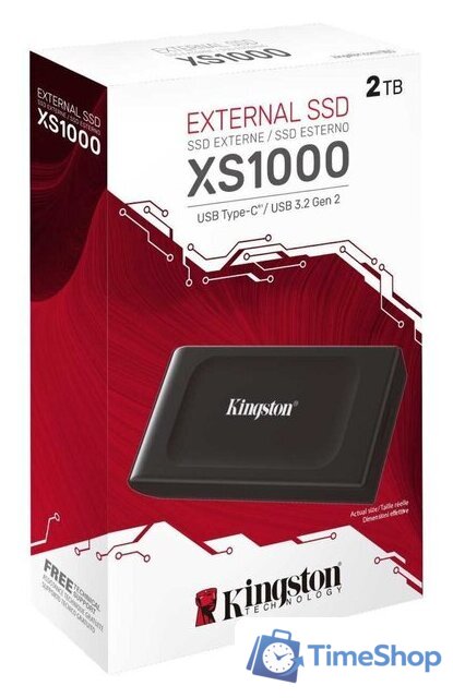 Внешний накопитель Kingston XS1000 2TB SXS1000/2000G - Изображение №3 — Интернет-магазин Time-Shop