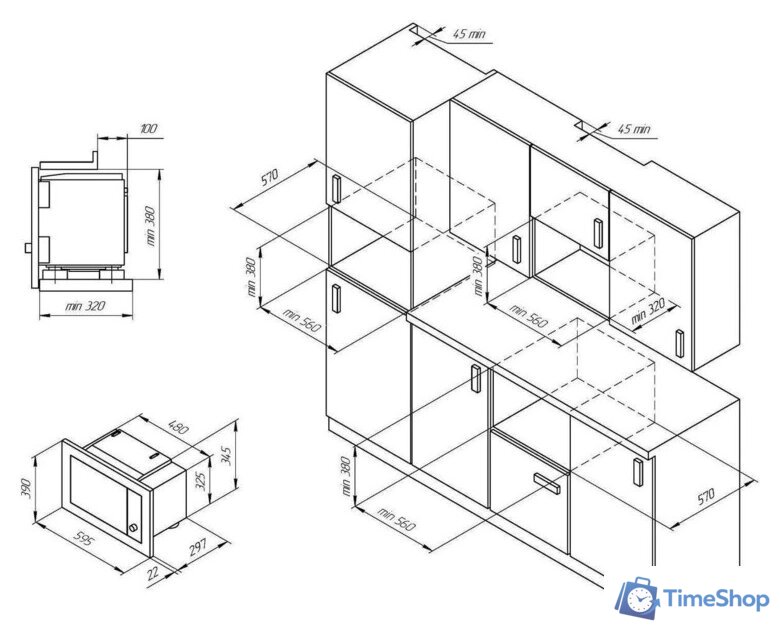 Микроволновая печь KUPPERSBERG HMW 655 B - Изображение №5 — Интернет-магазин Time-Shop