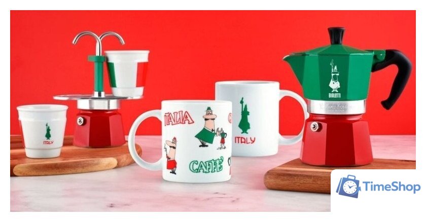 Гейзерная кофеварка Bialetti Moka Express 5322/NP (3 порции) - Изображение №5 — Интернет-магазин Time-Shop