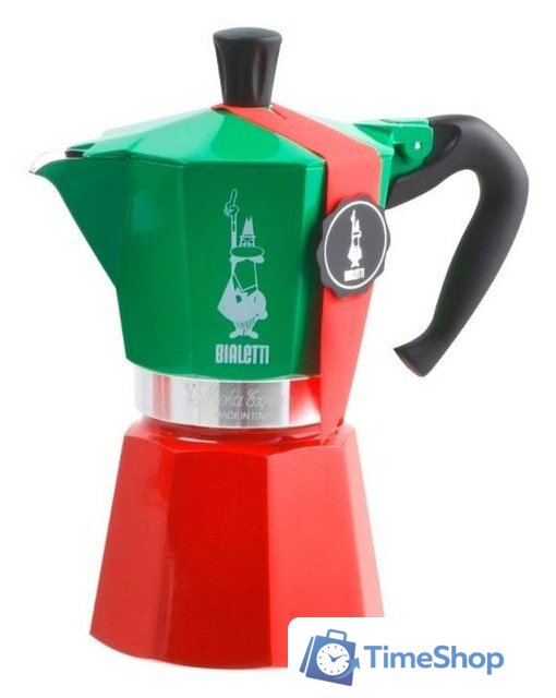 Гейзерная кофеварка Bialetti Moka Express 5322/NP (3 порции) - Изображение №1 — Интернет-магазин Time-Shop