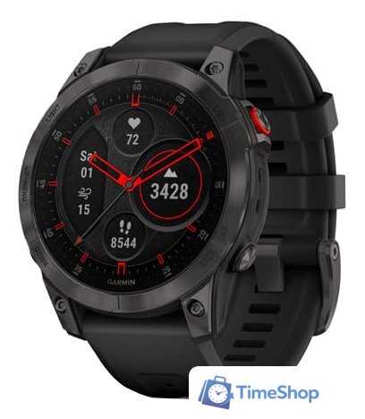 Умные часы Garmin Epix Sapphire Gen 2 (черный титан/черный) - Изображение №1 — Интернет-магазин Time-Shop