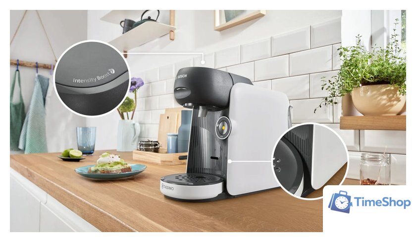 Капсульная кофеварка Bosch TAS16B4 - Изображение №3 — Интернет-магазин Time-Shop
