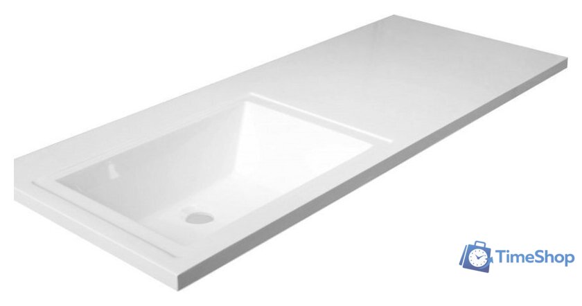 Умывальник Эстет Даллас 110, левая (белый) - Изображение №1 — Интернет-магазин Time-Shop