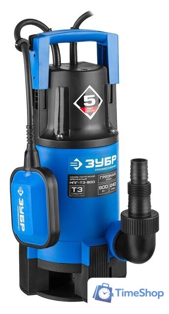 Дренажный насос Зубр НПГ-Т3-900 - Изображение №2 — Интернет-магазин Time-Shop
