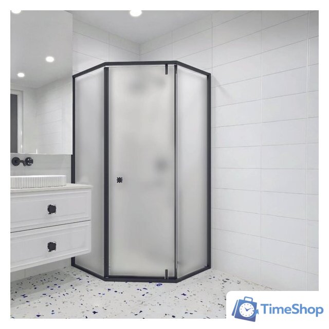 Душевой уголок RGW HO-088B 350608899-24 (черный/матовое стекло) - Изображение №4 — Интернет-магазин Time-Shop