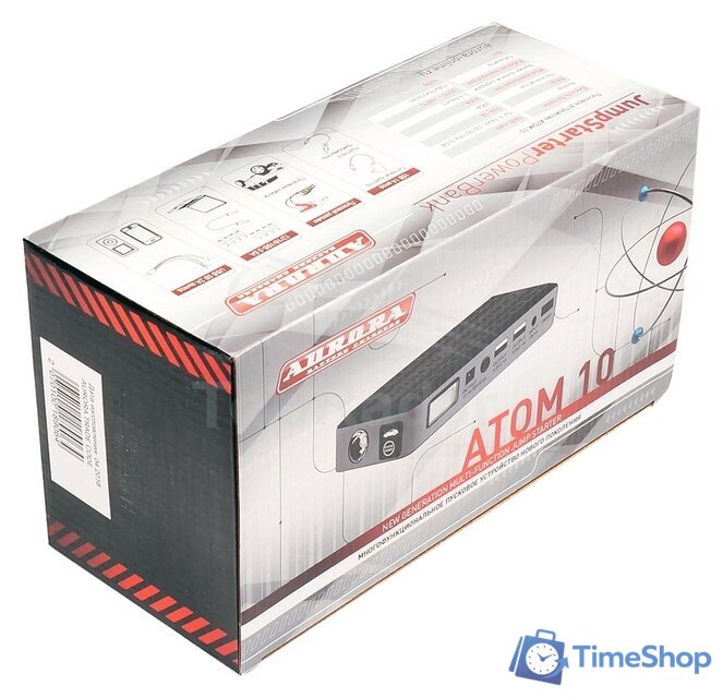 Портативное пусковое устройство Aurora Atom 10 - Изображение №6 — Интернет-магазин Time-Shop