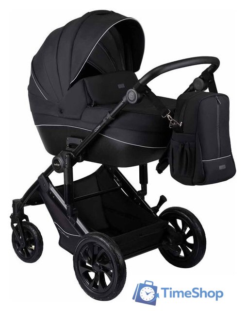 Универсальная коляска Indigo Coin (3 в 1, черный) - Изображение №1 — Интернет-магазин Time-Shop