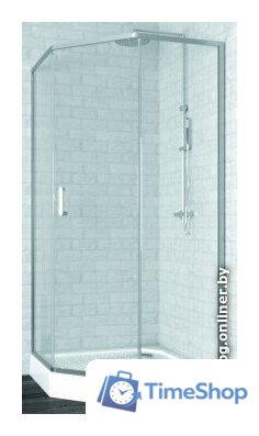 Душевой уголок RGW PA-86 100x100 (хром/прозрачное стекло) - Изображение №1 — Интернет-магазин Time-Shop